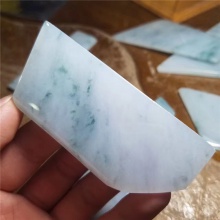 琳轩赌石天然翡翠原石毛料玉石直播拍卖冰种飘花片料13块牌子料