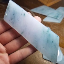 琳轩赌石天然翡翠原石毛料玉石直播拍卖冰种飘花片料13块牌子料