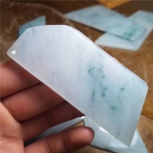 琳轩赌石天然翡翠原石毛料玉石直播拍卖冰种飘花片料13块牌子料