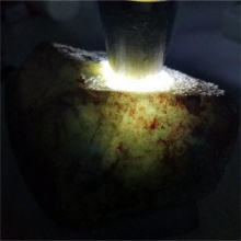 琳轩赌石天然缅甸翡翠原石毛料玉石直播拍卖百山桥全赌料有飘花