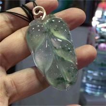 琳轩天然缅甸翡翠A货玉石手镯牌子吊坠戒指项链直播冰飘花叶子