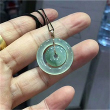 琳轩天然缅甸翡翠A货玉石手镯牌子吊坠戒指直播冰种飘花子母扣