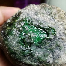 琳轩赌石天然缅甸翡翠原石毛料玉石直播拍卖莫西沙开窗色料皮紧