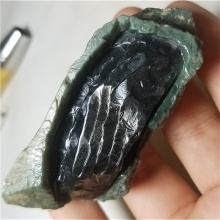 琳轩赌石天然缅甸翡翠原石毛料玉石直播拍卖开窗墨翠种好水头长