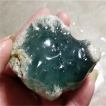 琳轩天然缅甸翡翠原石毛料玉石直播拍卖莫西沙玻璃种飘花