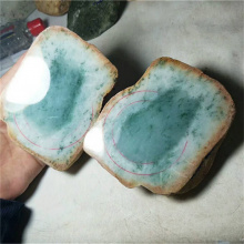 琳轩天然缅甸翡翠原石毛料玉石直播拍卖木那冰飘花明料种老